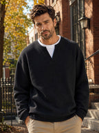 Herren Waffel-T-Shirt im Layer-Look | Bequemer Alltagsstil mit eleganter Struktur