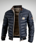 Herren-Steppjacke mit Stehkragen