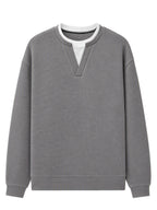 Herren Waffel-T-Shirt im Layer-Look | Bequemer Alltagsstil mit eleganter Struktur