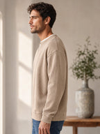 Herren Waffel-T-Shirt im Layer-Look | Bequemer Alltagsstil mit eleganter Struktur