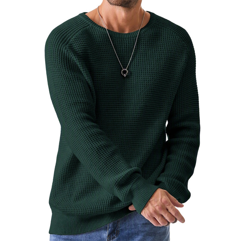 💎🌟 Mieux noté – Pull col rond pour homme – classique et élégant