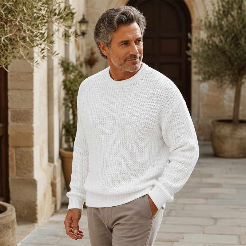 💎🌟 Bestbewertet – Herrenpullover mit Rundhalsausschnitt – klassisch und stylisch