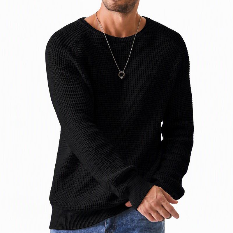 💎🌟 Mieux noté – Pull col rond pour homme – classique et élégant
