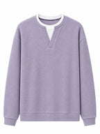 Herren Waffel-T-Shirt im Layer-Look | Bequemer Alltagsstil mit eleganter Struktur