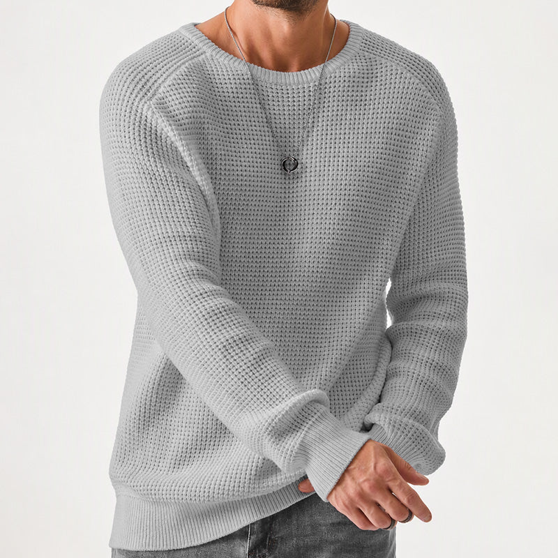 💎🌟 Mieux noté – Pull col rond pour homme – classique et élégant
