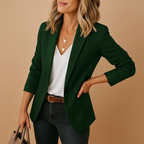 Blazer élégant pour femme – Blazer slim fit pour femme, idéal pour le travail et le bureau | Blazer pour femme sport chic, élégant et moderne