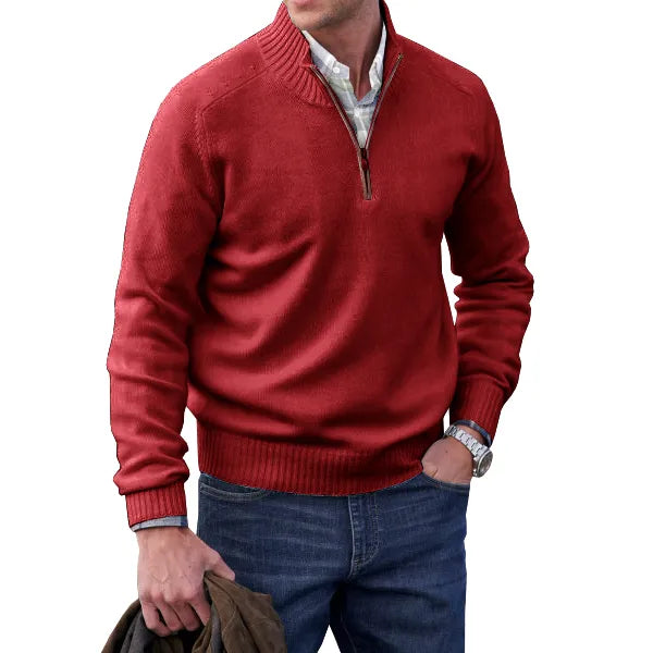 Adrian | Pullover mit Reißverschluss