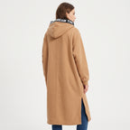 Oversize-Kapuzen-Sweatmantel für Damen