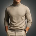 Herren-Rollkragenpullover in Relaxed Fit | Klassischer Strickpullover