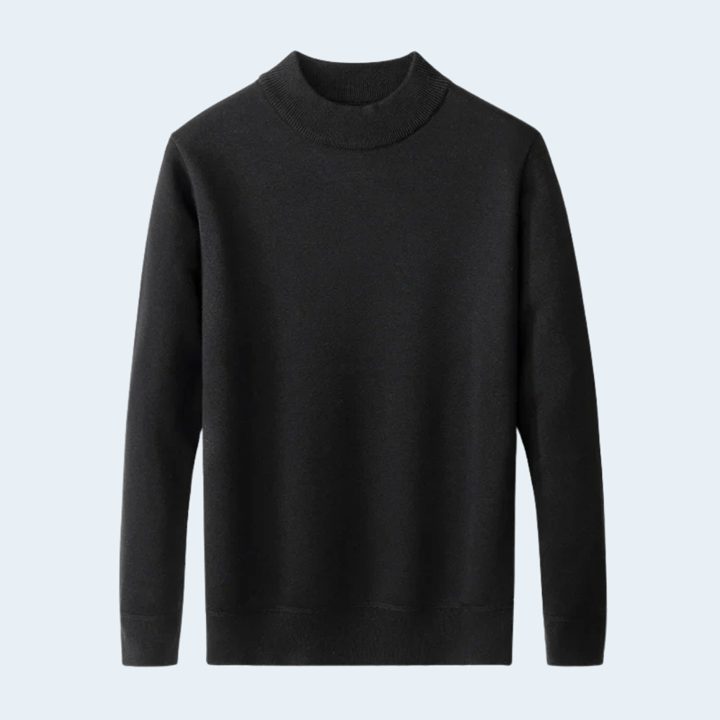 Herren-Rollkragenpullover in Relaxed Fit | Klassischer Strickpullover