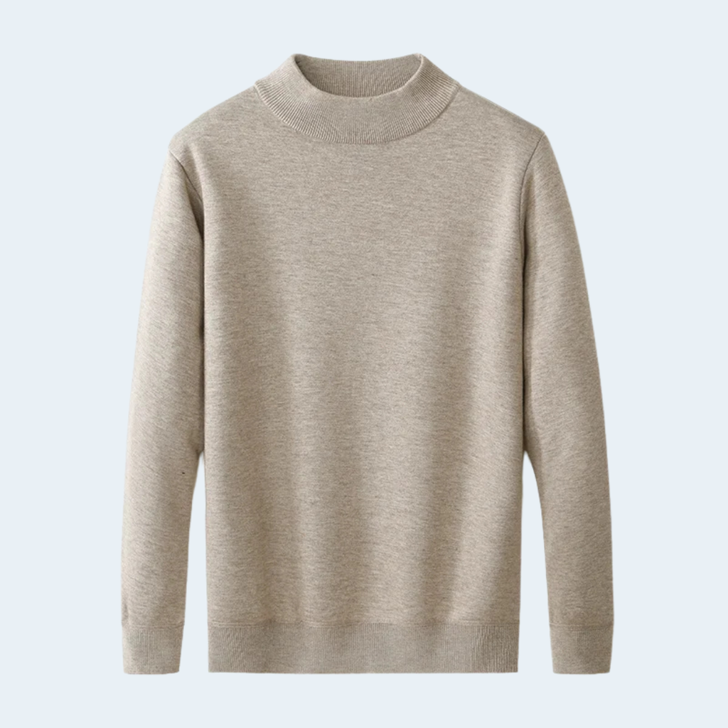 Herren-Rollkragenpullover in Relaxed Fit | Klassischer Strickpullover