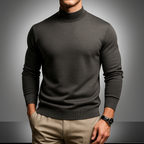 Herren-Rollkragenpullover in Relaxed Fit | Klassischer Strickpullover