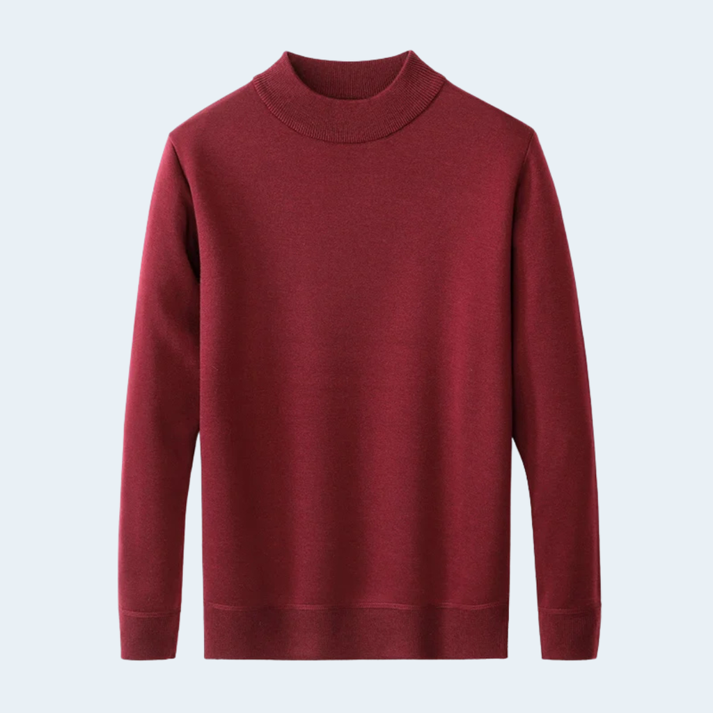 Herren-Rollkragenpullover in Relaxed Fit | Klassischer Strickpullover