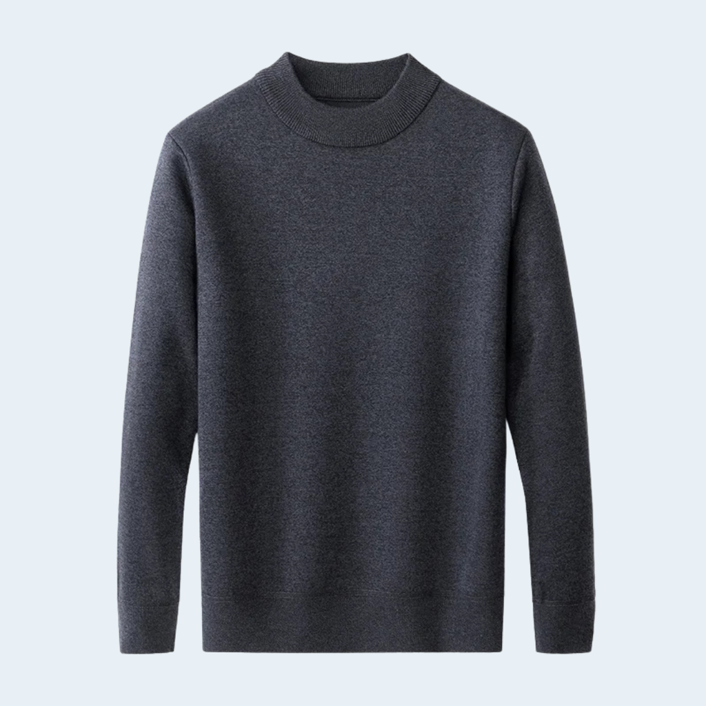 Herren-Rollkragenpullover in Relaxed Fit | Klassischer Strickpullover