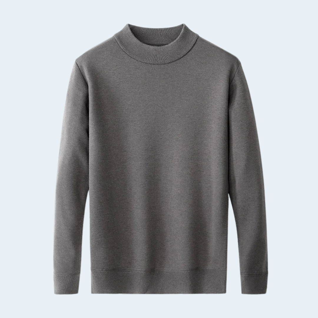 Herren-Rollkragenpullover in Relaxed Fit | Klassischer Strickpullover