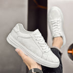 Leder-Sneaker für Herren in elegantem, vielseitigem Design