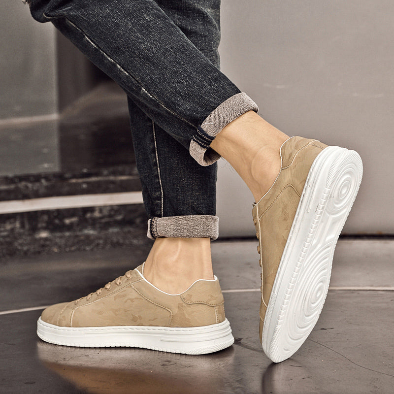 Leder-Sneaker für Herren in elegantem, vielseitigem Design