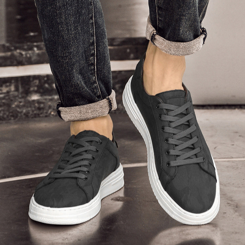 Leder-Sneaker für Herren in elegantem, vielseitigem Design