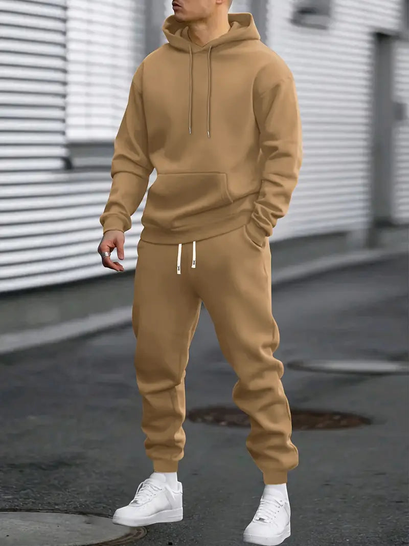 Herren Trainingsanzug Hoodie Jogginghose Set Sport