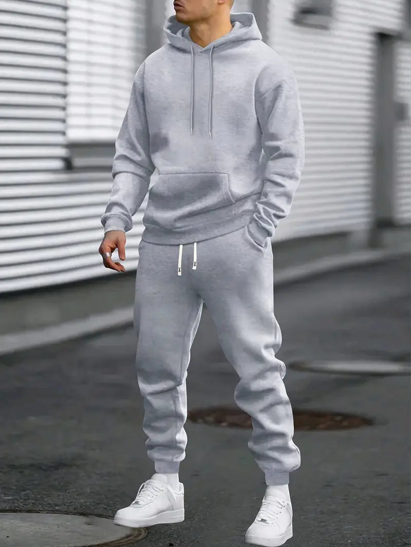 Herren Trainingsanzug Hoodie Jogginghose Set Sport