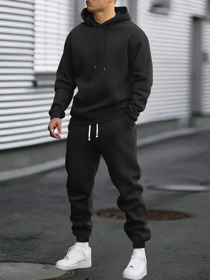 Herren Trainingsanzug Hoodie Jogginghose Set Sport