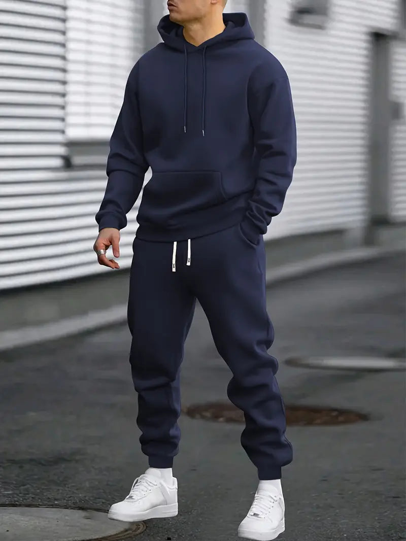Herren Trainingsanzug Hoodie Jogginghose Set Sport