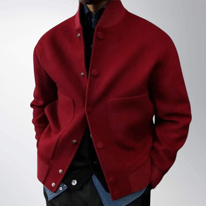 Herren Jacke mit cleaner Silhouette