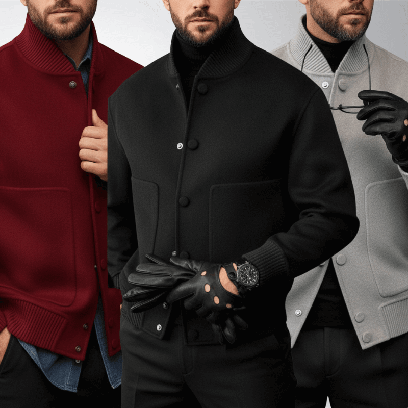 Herren Jacke mit cleaner Silhouette