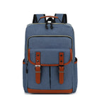 Wasserdichter Laptop-Rucksack – Vintage-Rucksack für Damen & Herren | Rucksack mit Laptopfach, Business & Freizeit