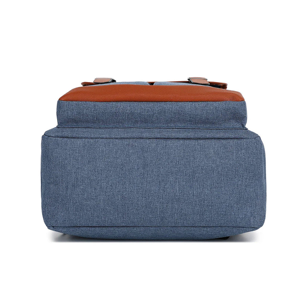 Wasserdichter Laptop-Rucksack – Vintage-Rucksack für Damen & Herren | Rucksack mit Laptopfach, Business & Freizeit