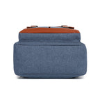 Wasserdichter Laptop-Rucksack – Vintage-Rucksack für Damen & Herren | Rucksack mit Laptopfach, Business & Freizeit