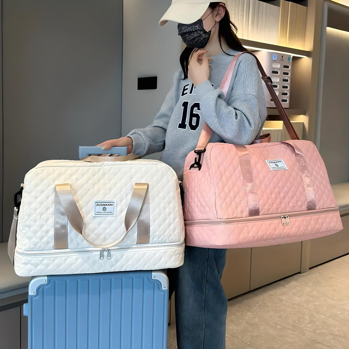 Wasserabweisende Weekender-Reisetasche für Damen, Business