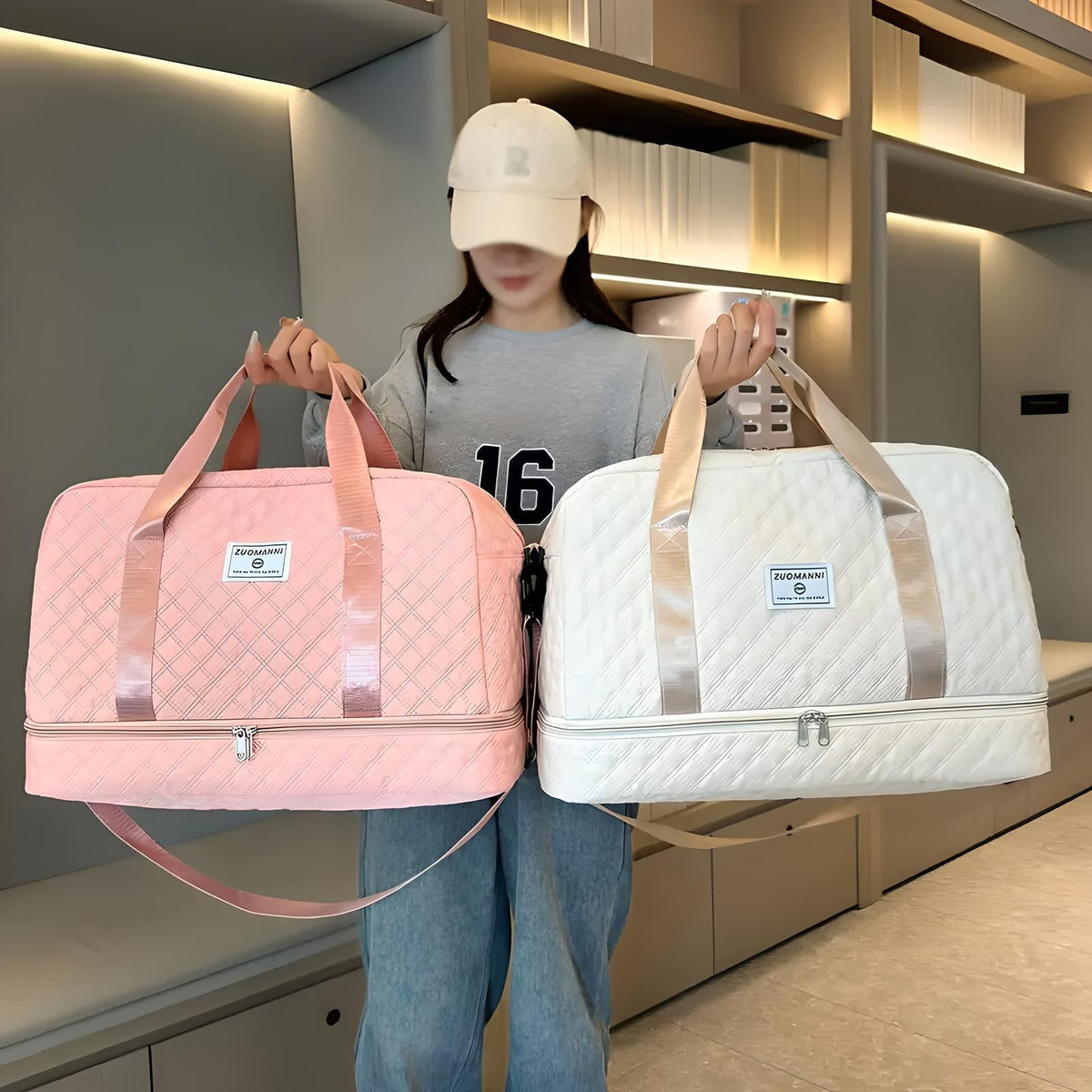Wasserabweisende Weekender-Reisetasche für Damen, Business