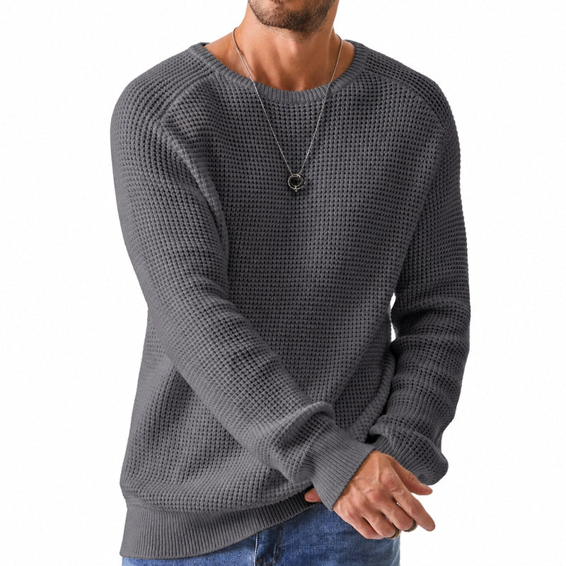 💎🌟 Mieux noté – Pull col rond pour homme – classique et élégant