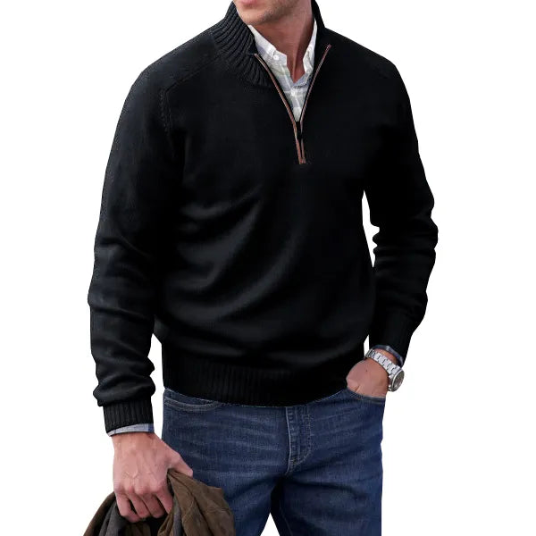 Adrian | Pullover mit Reißverschluss
