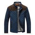Veste matelassée pour homme à col montant, coupe regular, style décontracté