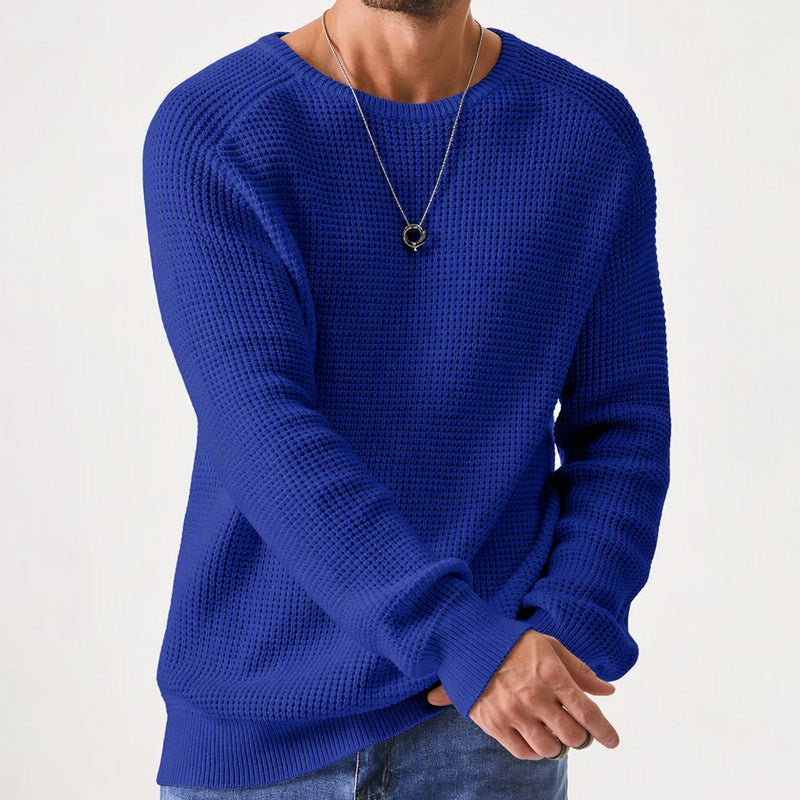 💎🌟 Mieux noté – Pull col rond pour homme – classique et élégant