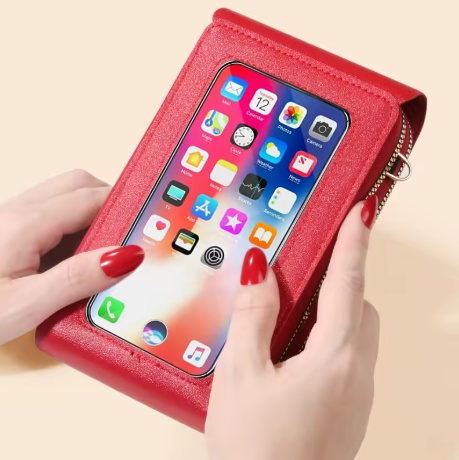 Sac bandoulière pour femme, pochette pour téléphone portable avec porte-monnaie, style décontracté