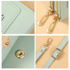 Sac bandoulière pour femme, pochette pour téléphone portable avec porte-monnaie, style décontracté