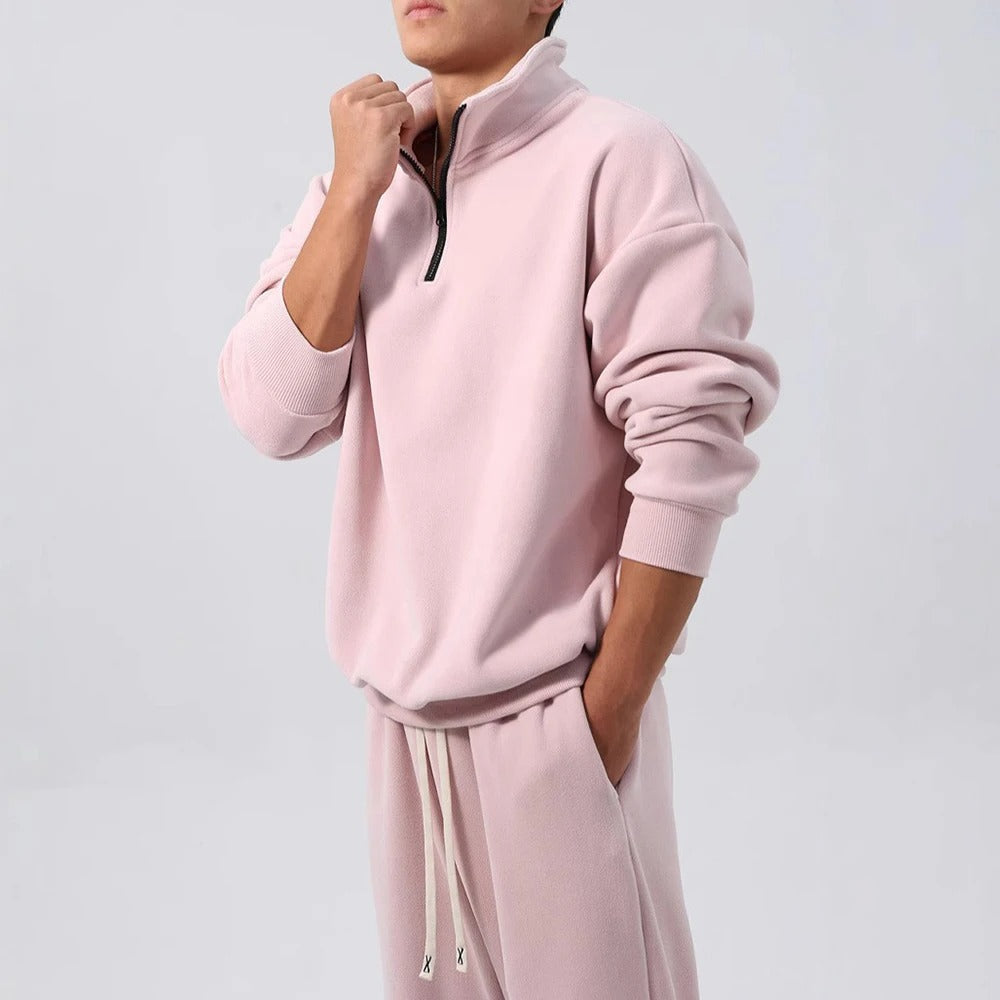 Ensemble en velours pour homme, coupe décontractée, style décontracté