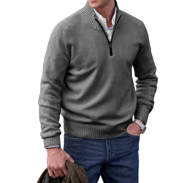 Adrian | Pullover mit Reißverschluss