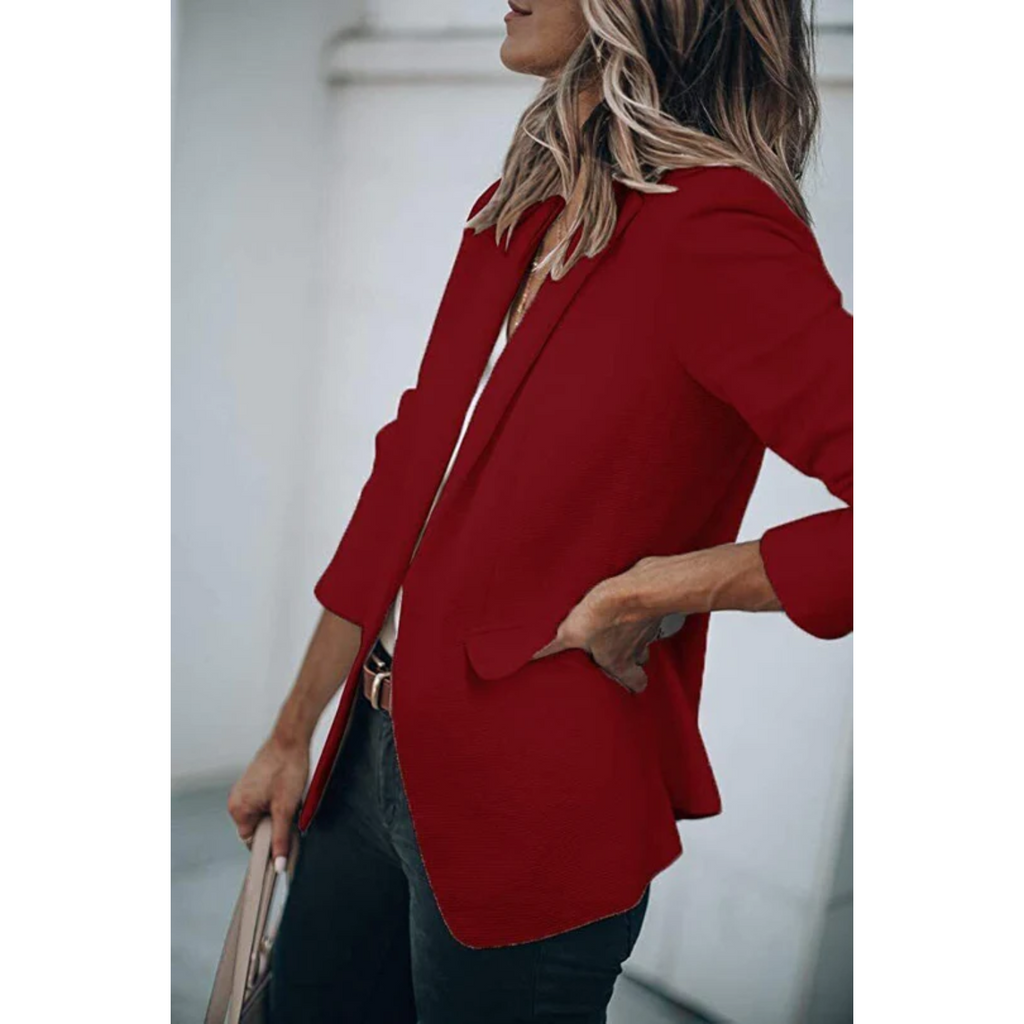 Blazer femme coupe régulière business élégant intemporel