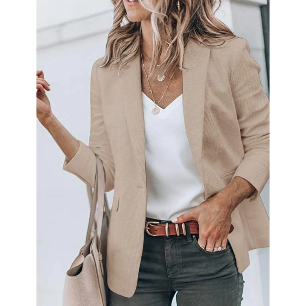 Blazer femme coupe régulière business élégant intemporel