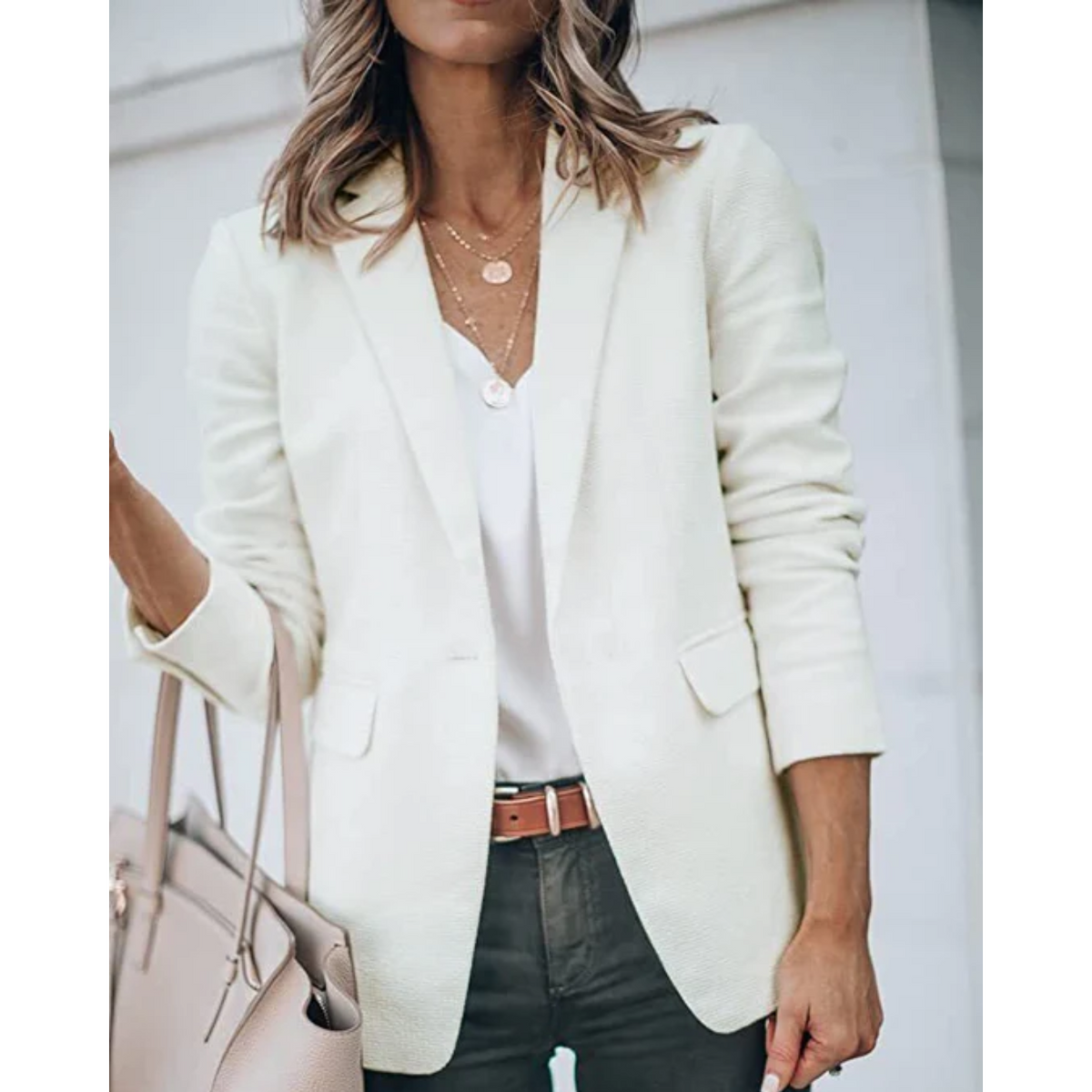 Blazer femme coupe régulière business élégant intemporel