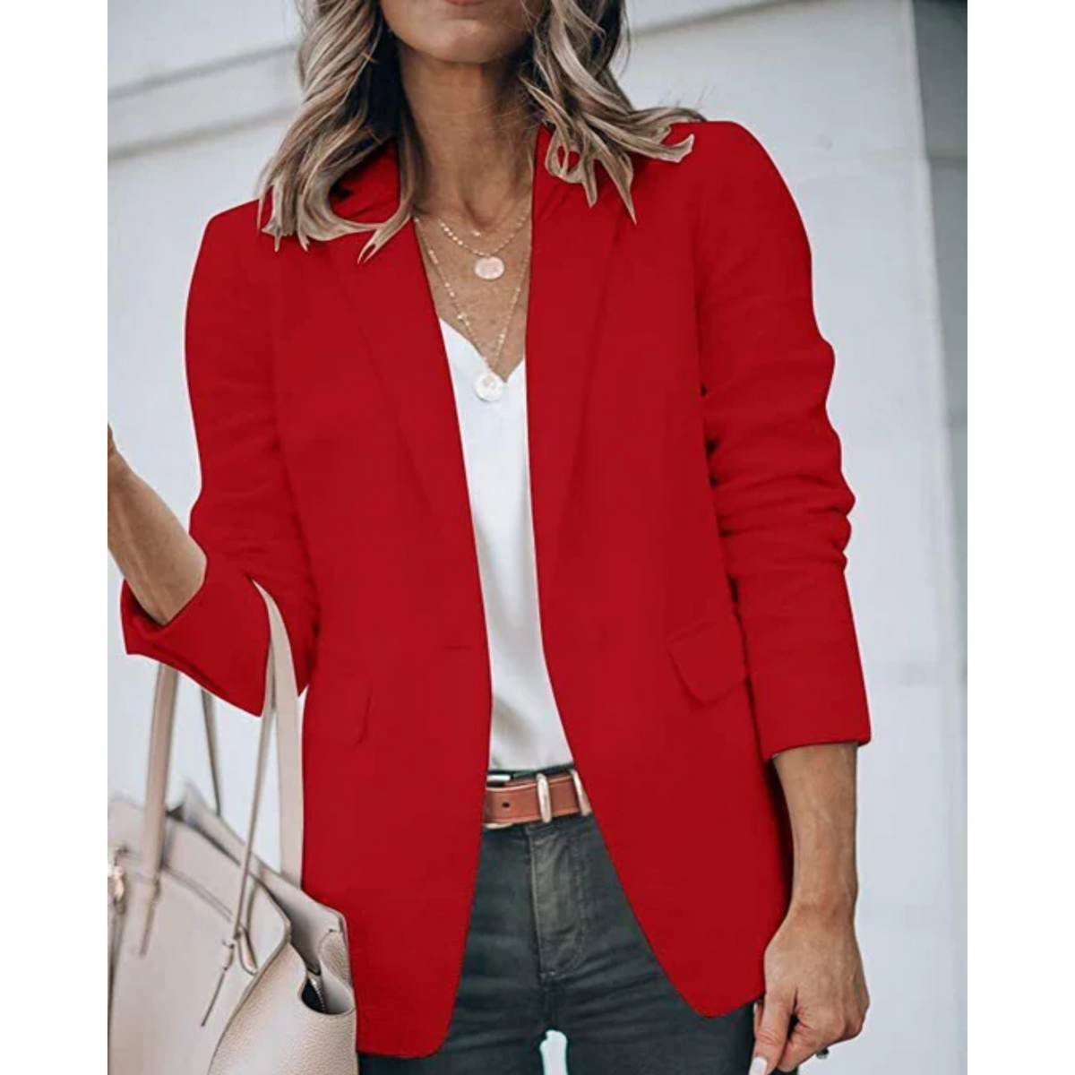 Blazer femme coupe régulière business élégant intemporel