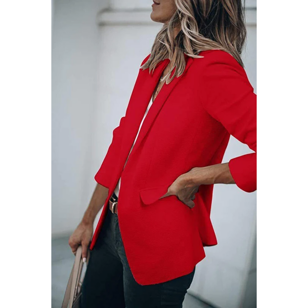 Blazer femme coupe régulière business élégant intemporel