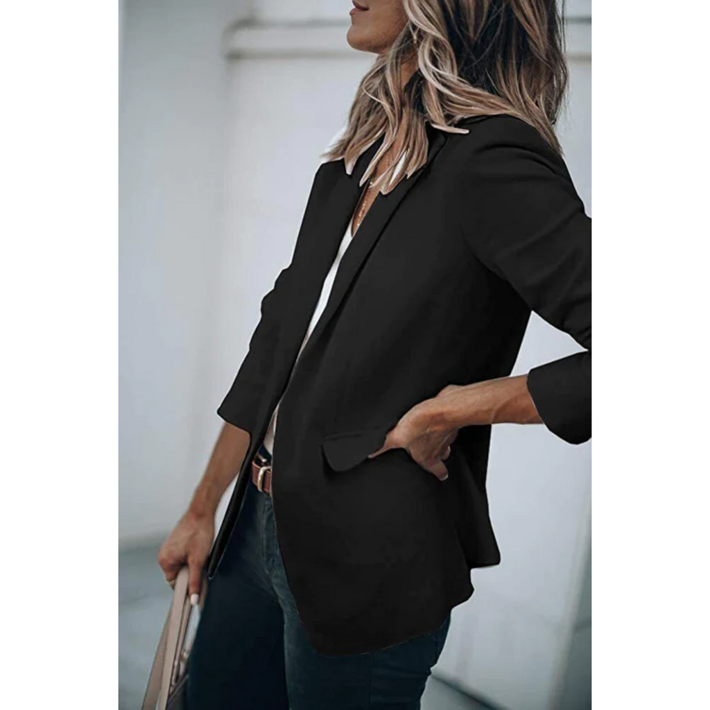 Blazer femme coupe régulière business élégant intemporel