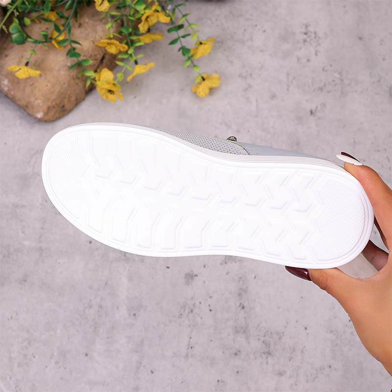Chaussures de marche à enfiler en maille respirante pour femmes