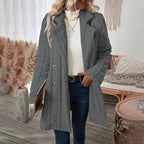 Les stocks partent à toute vitesse, ne tardez pas ! Gift Choice - Manteau à double boutonnage coupe-vent et chaud pour femme