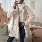 Les stocks partent à toute vitesse, ne tardez pas ! Gift Choice - Manteau à double boutonnage coupe-vent et chaud pour femme